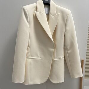 Mango Classic Cream Blazer